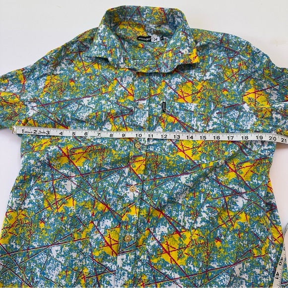 Men’s Woodin Brand African Print Shirt 
Size Medium​ - Picture 6 of 8